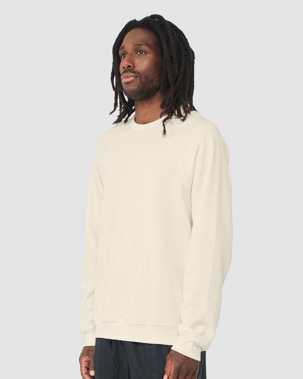 BELLA + CANVAS-3901-Sponge Fleece Raglan Crewneck Sweatshirt - Image 186