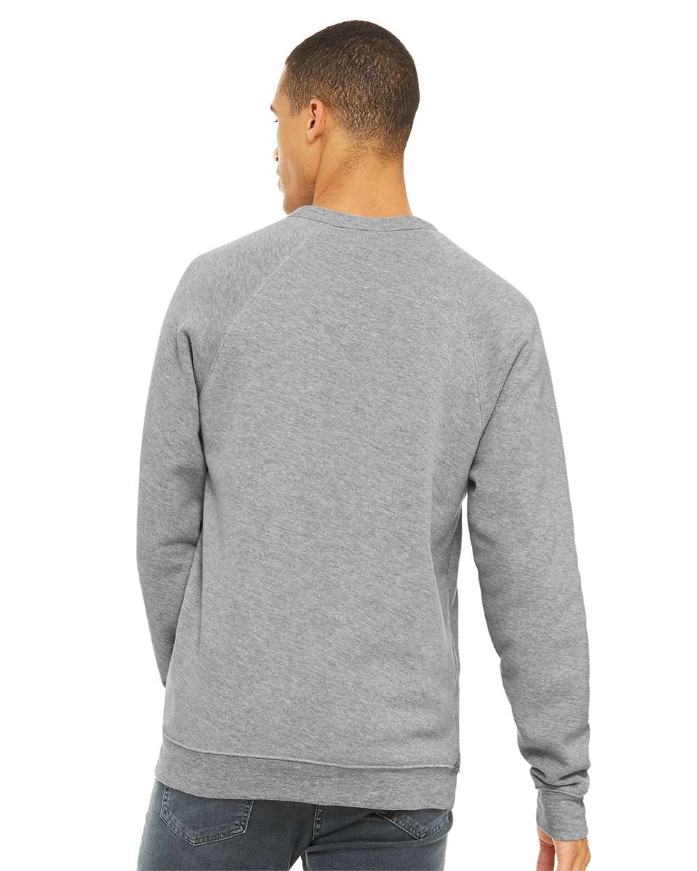 BELLA + CANVAS-3901-Sponge Fleece Raglan Crewneck Sweatshirt - Image 19