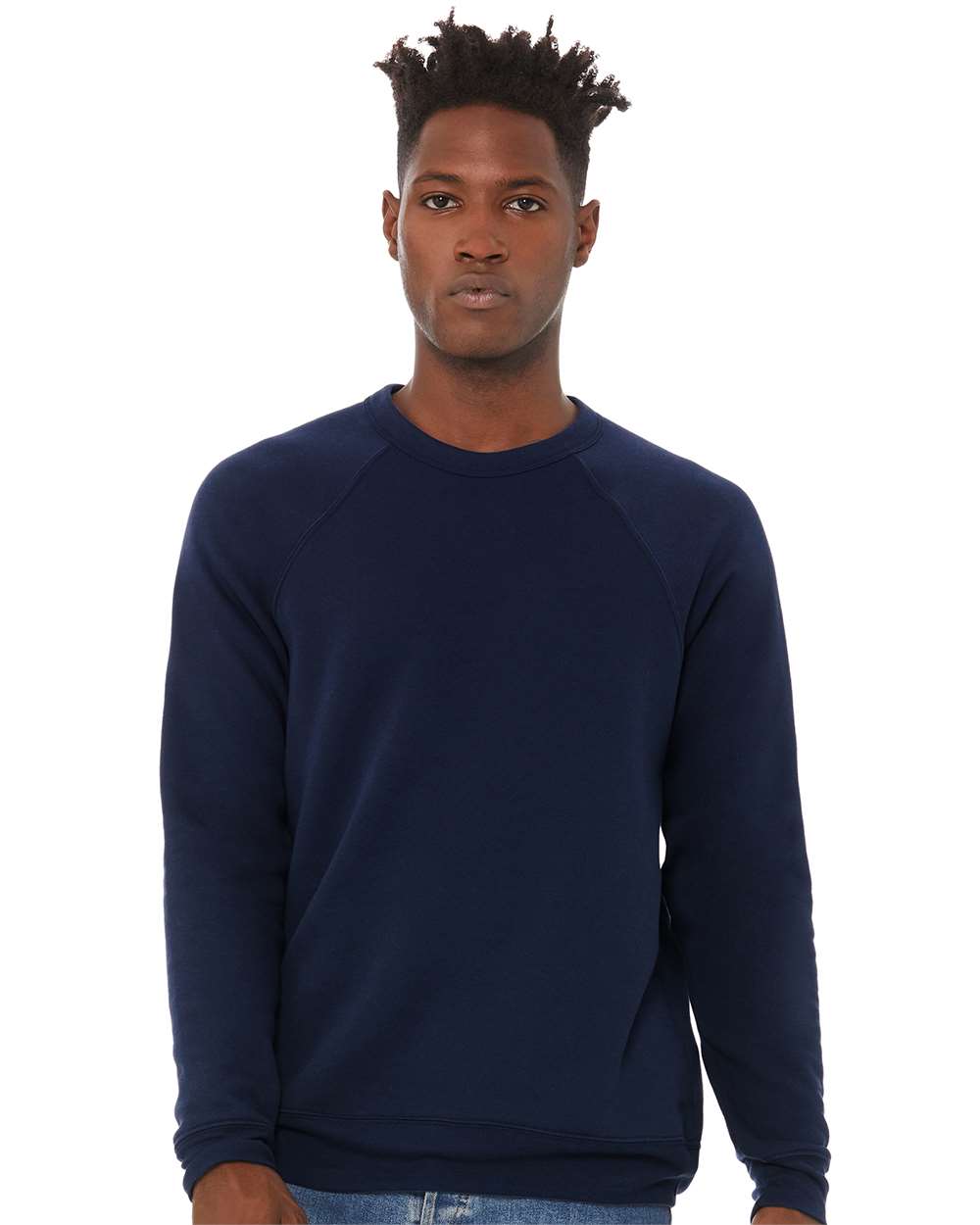 BELLA + CANVAS-3901-Sponge Fleece Raglan Crewneck Sweatshirt - Image 191