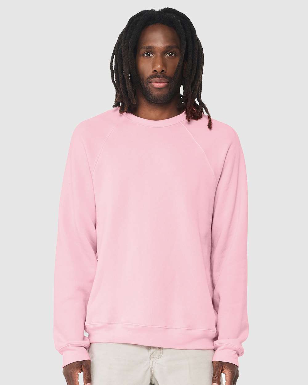 BELLA + CANVAS-3901-Sponge Fleece Raglan Crewneck Sweatshirt - Image 203