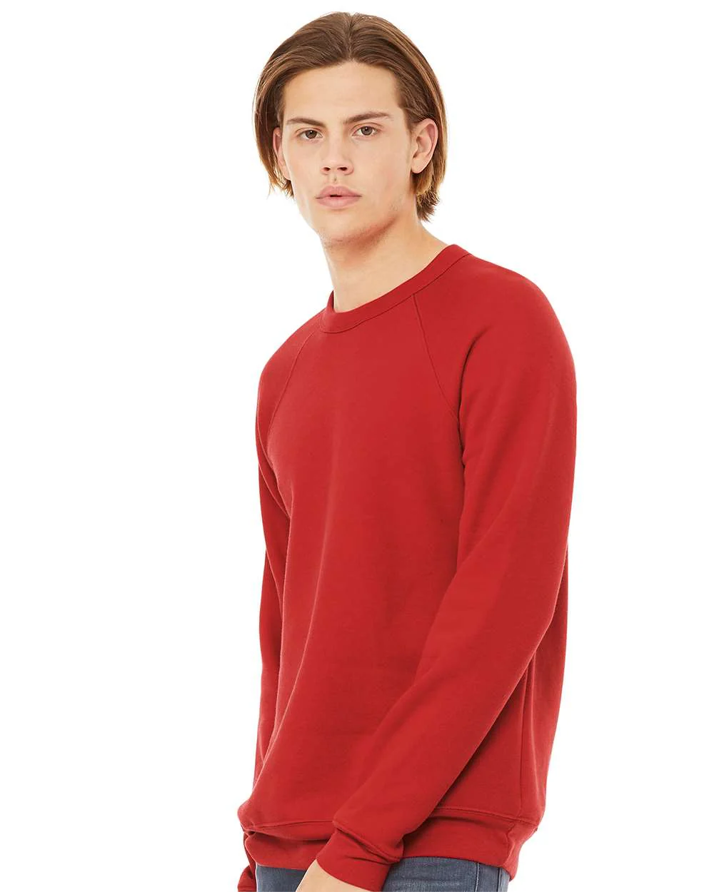 BELLA + CANVAS-3901-Sponge Fleece Raglan Crewneck Sweatshirt - Image 210