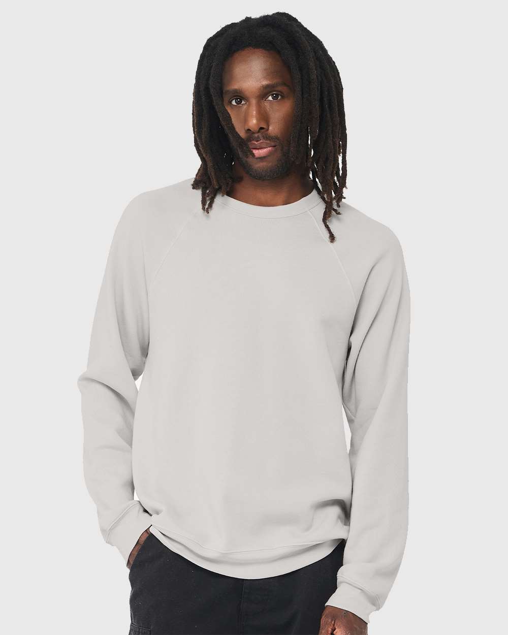BELLA + CANVAS-3901-Sponge Fleece Raglan Crewneck Sweatshirt - Image 215