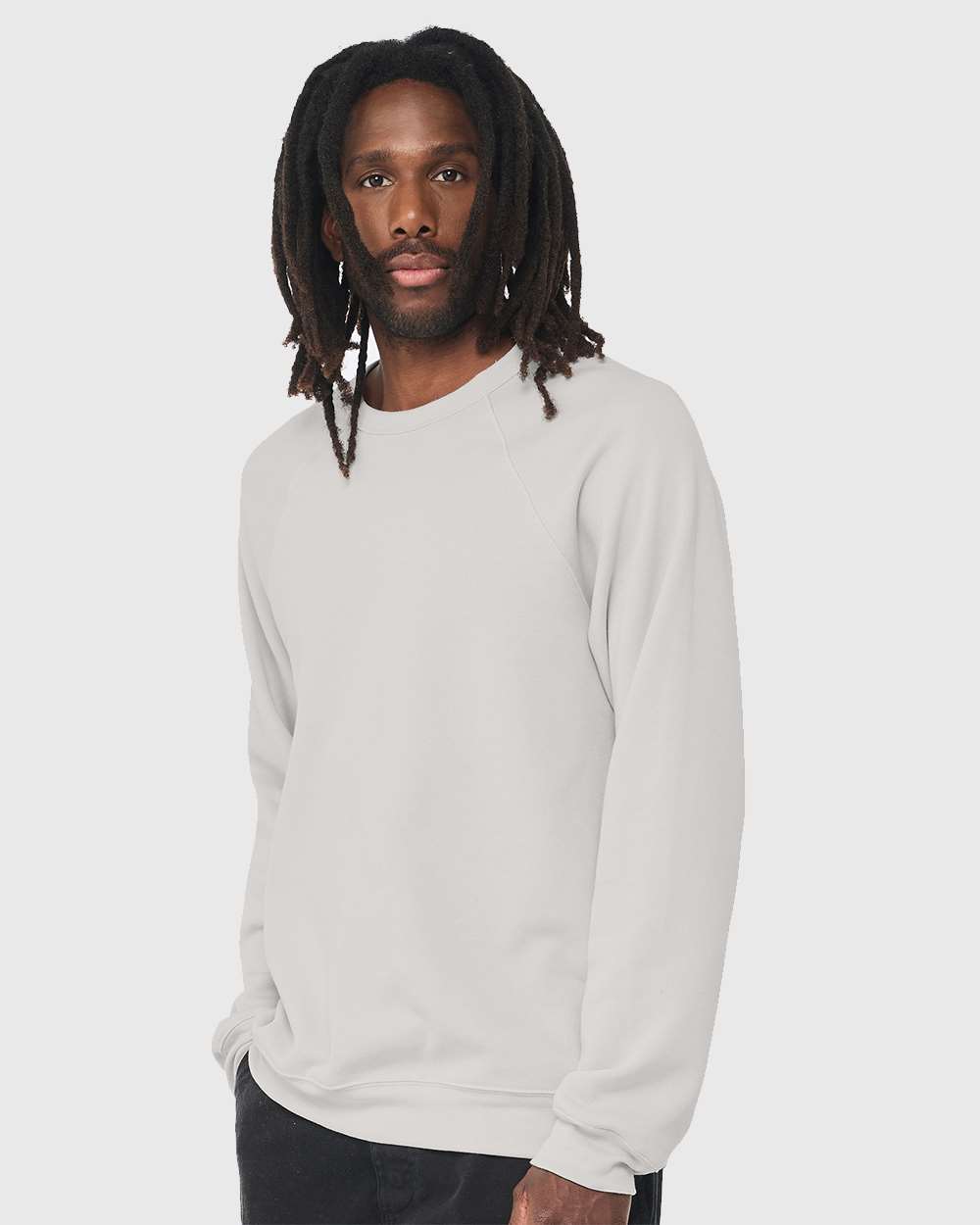 BELLA + CANVAS-3901-Sponge Fleece Raglan Crewneck Sweatshirt - Image 216