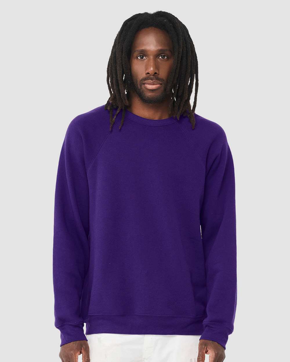 BELLA + CANVAS-3901-Sponge Fleece Raglan Crewneck Sweatshirt - Image 221