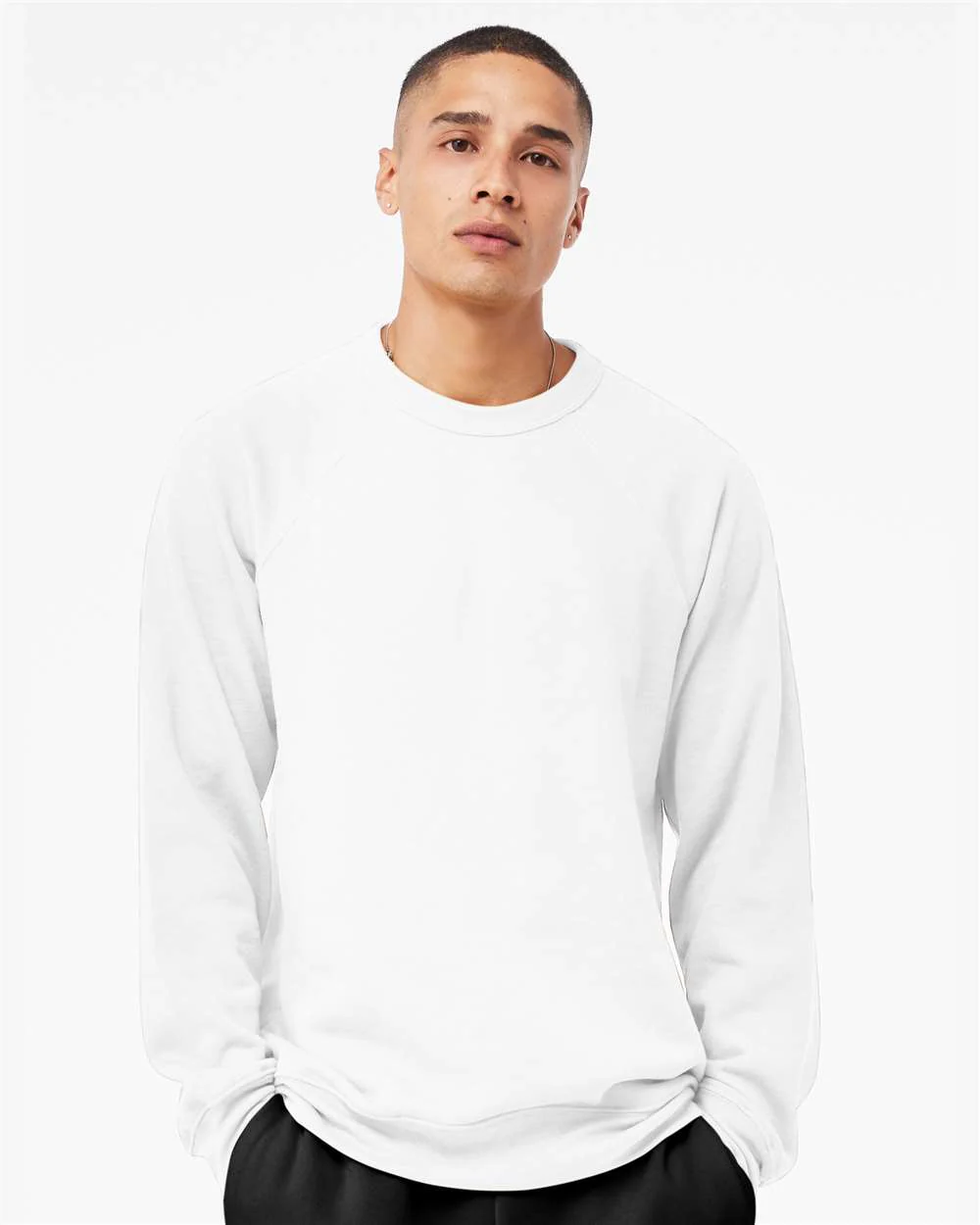 BELLA + CANVAS-3901-Sponge Fleece Raglan Crewneck Sweatshirt - Image 236