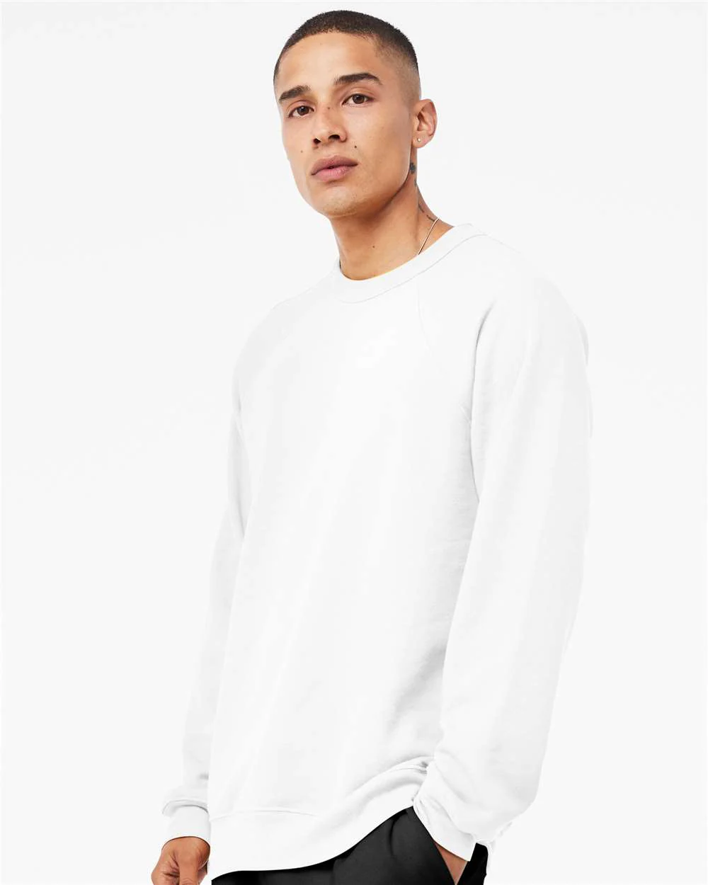 BELLA + CANVAS-3901-Sponge Fleece Raglan Crewneck Sweatshirt - Image 240
