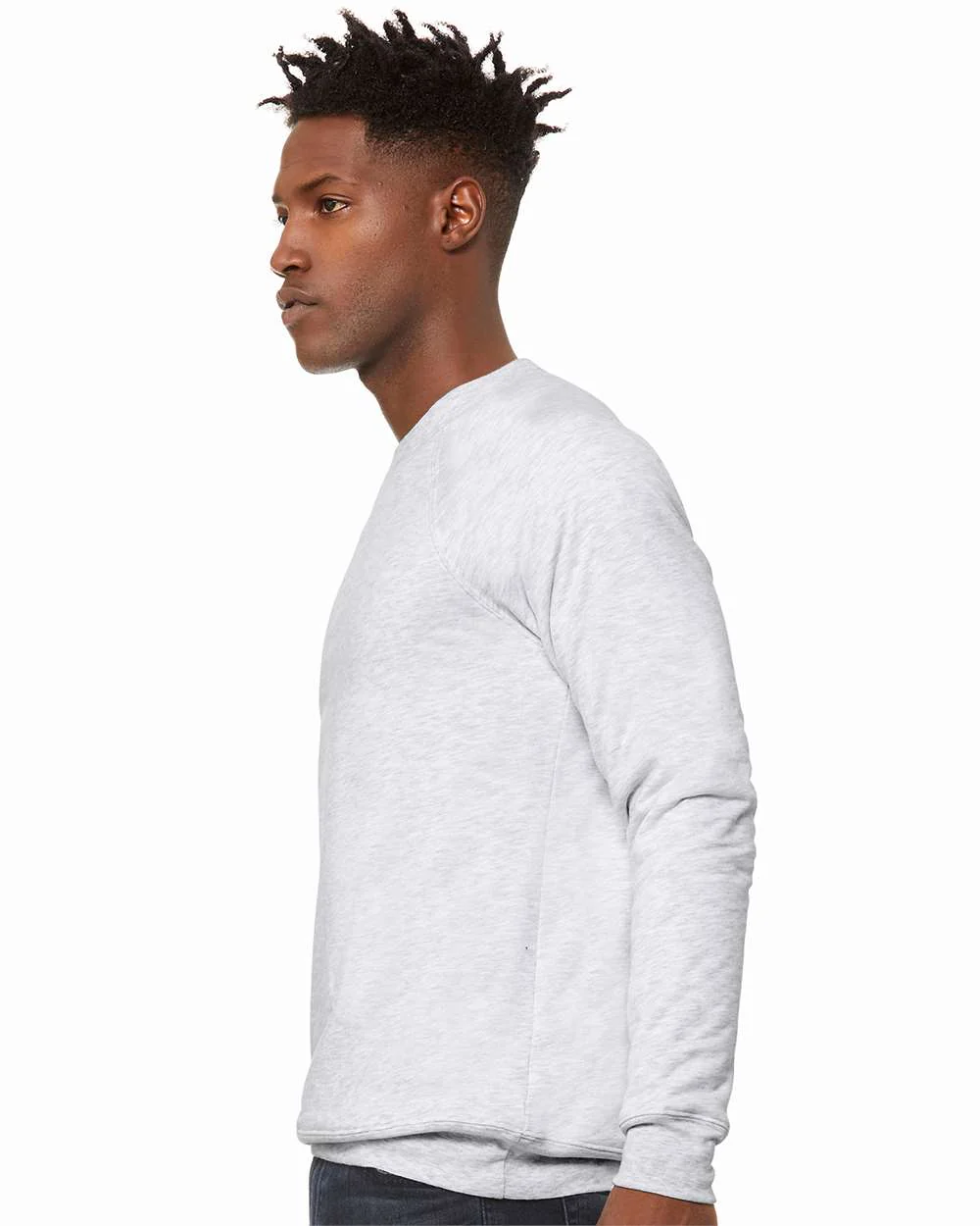 BELLA + CANVAS-3901-Sponge Fleece Raglan Crewneck Sweatshirt - Image 5