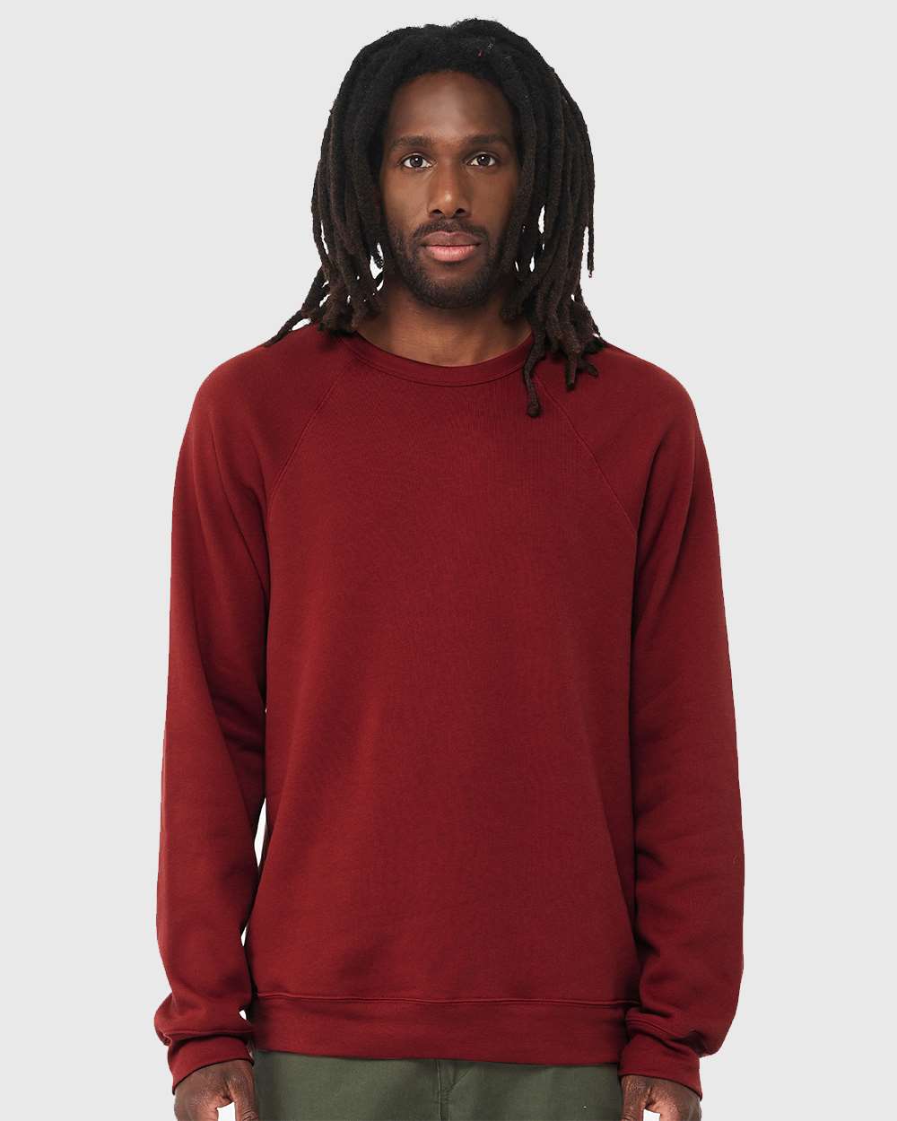 BELLA + CANVAS-3901-Sponge Fleece Raglan Crewneck Sweatshirt - Image 50