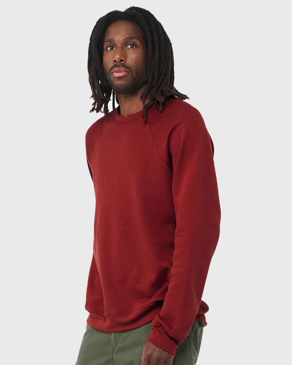 BELLA + CANVAS-3901-Sponge Fleece Raglan Crewneck Sweatshirt - Image 51