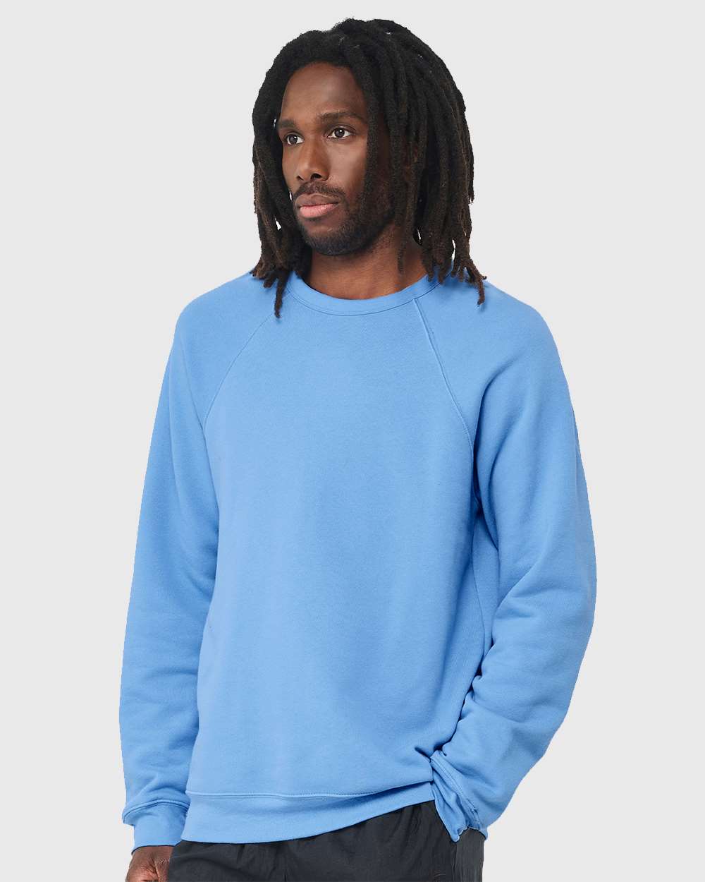 BELLA + CANVAS-3901-Sponge Fleece Raglan Crewneck Sweatshirt - Image 57