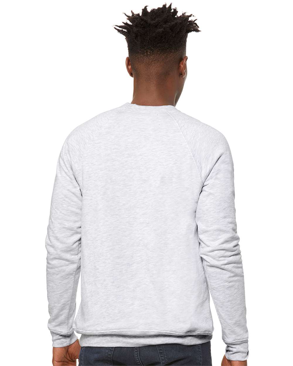BELLA + CANVAS-3901-Sponge Fleece Raglan Crewneck Sweatshirt - Image 6