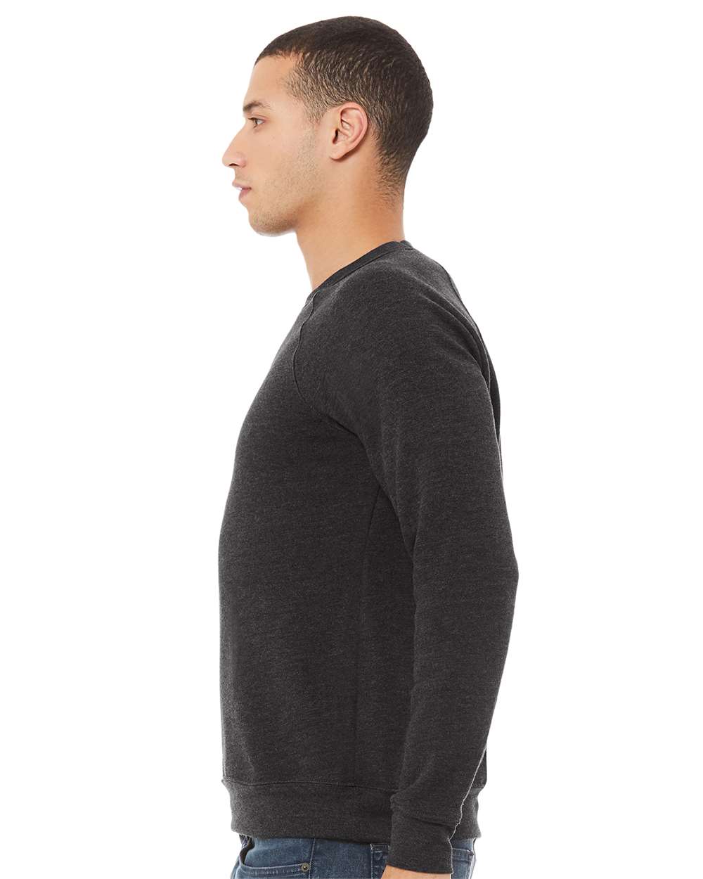 BELLA + CANVAS-3901-Sponge Fleece Raglan Crewneck Sweatshirt - Image 66
