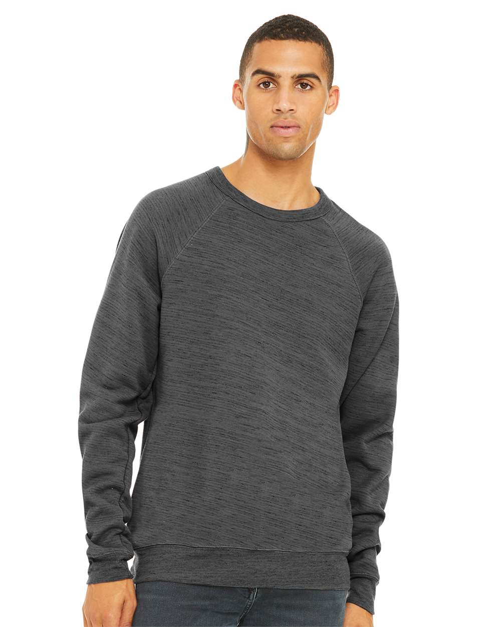 BELLA + CANVAS-3901-Sponge Fleece Raglan Crewneck Sweatshirt - Image 71