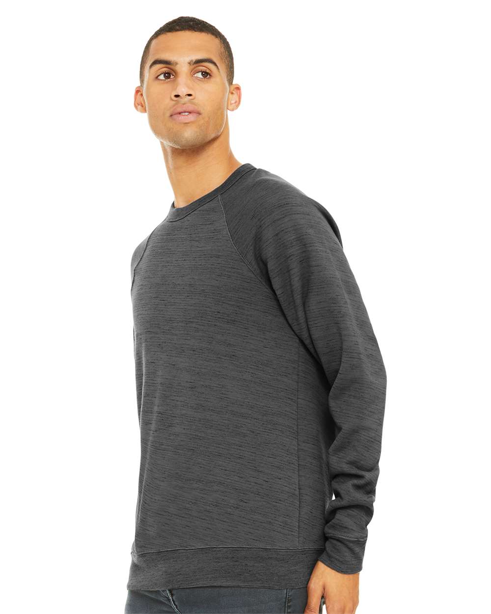 BELLA + CANVAS-3901-Sponge Fleece Raglan Crewneck Sweatshirt - Image 72