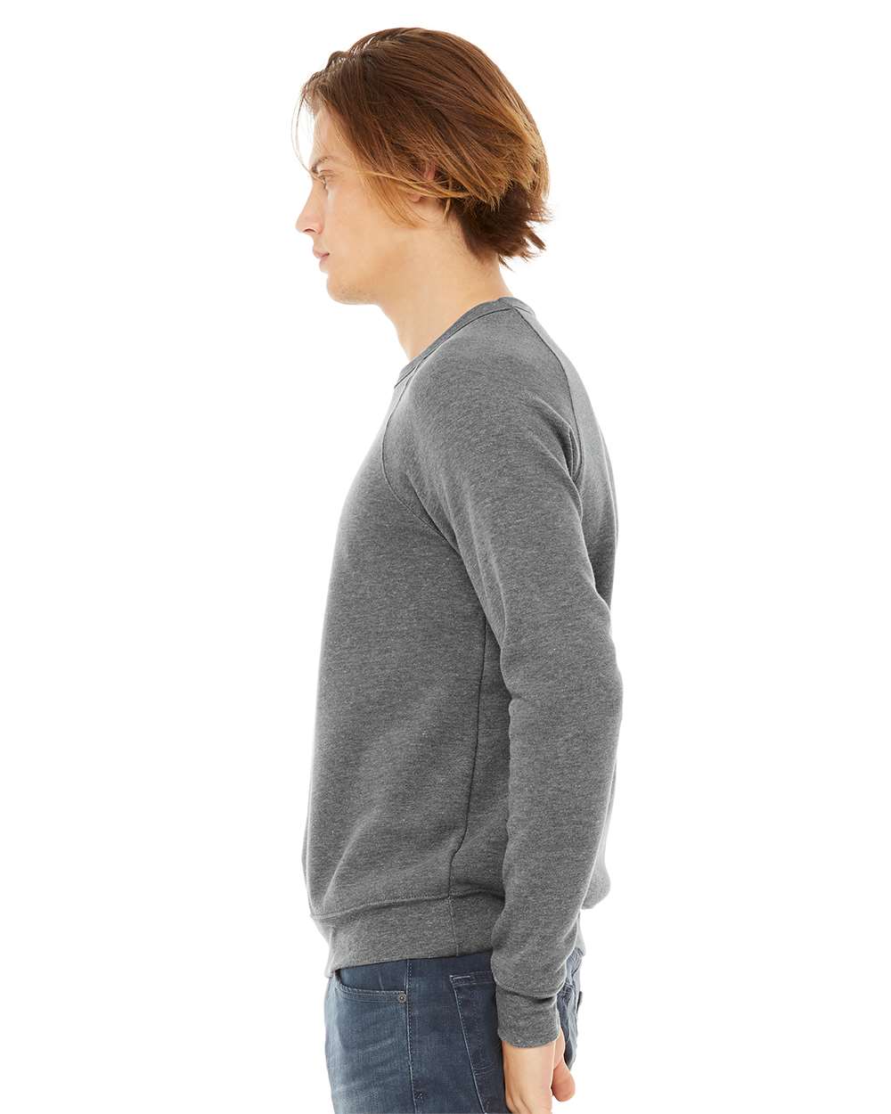 BELLA + CANVAS-3901-Sponge Fleece Raglan Crewneck Sweatshirt - Image 78