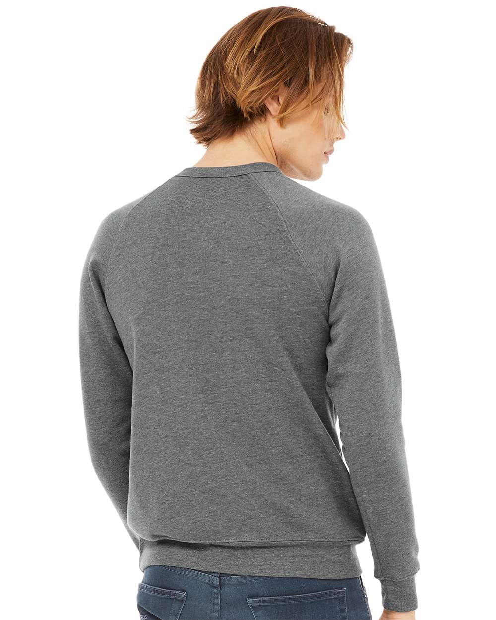 BELLA + CANVAS-3901-Sponge Fleece Raglan Crewneck Sweatshirt - Image 79