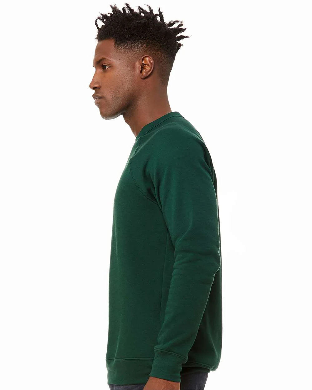 BELLA + CANVAS-3901-Sponge Fleece Raglan Crewneck Sweatshirt - Image 84