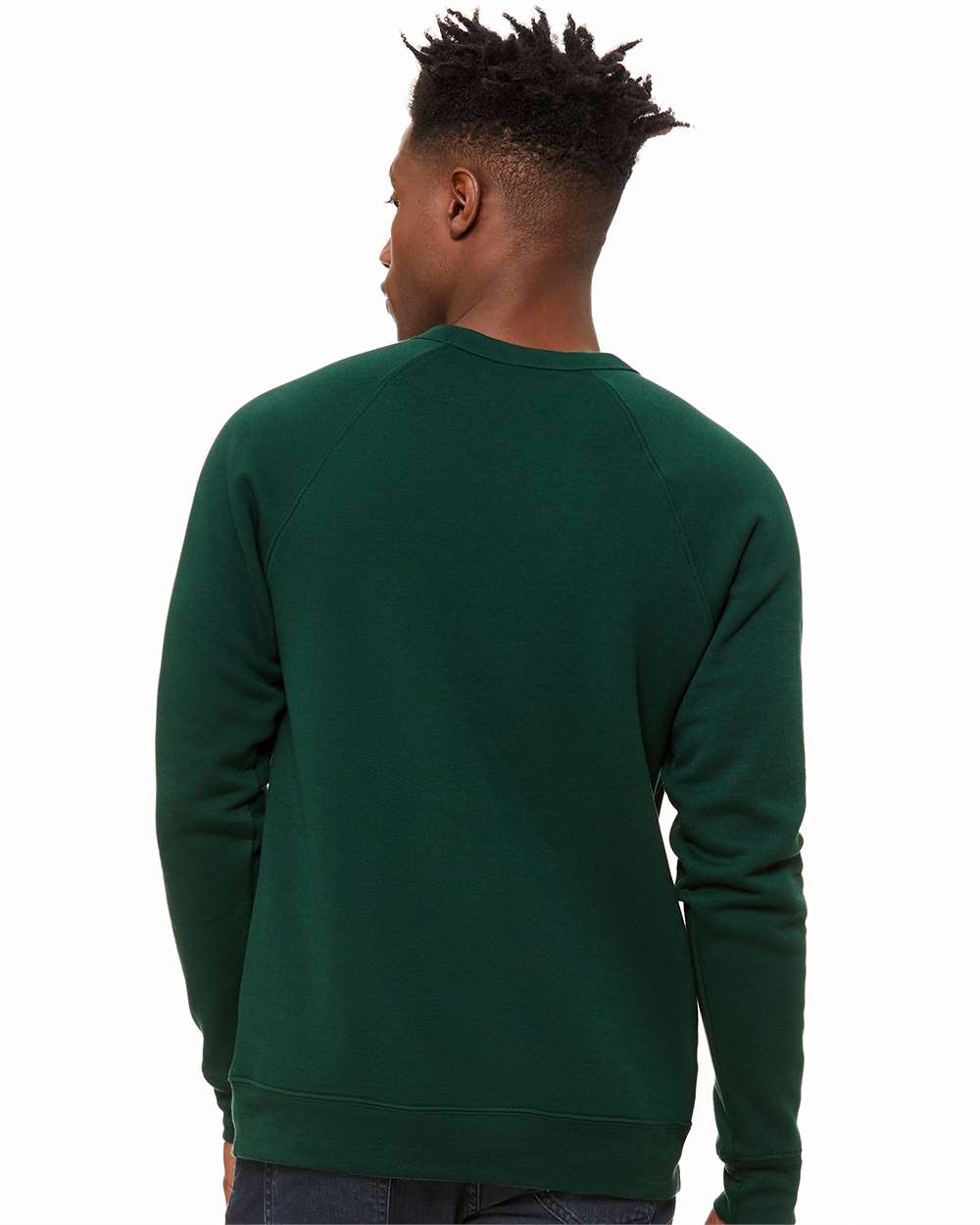BELLA + CANVAS-3901-Sponge Fleece Raglan Crewneck Sweatshirt - Image 85