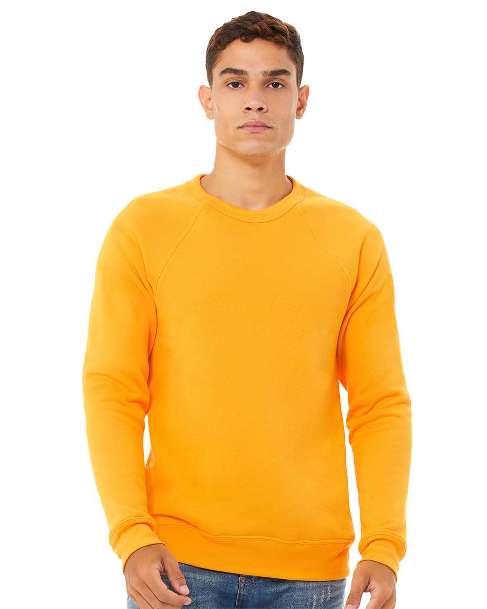BELLA + CANVAS-3901-Sponge Fleece Raglan Crewneck Sweatshirt - Image 95