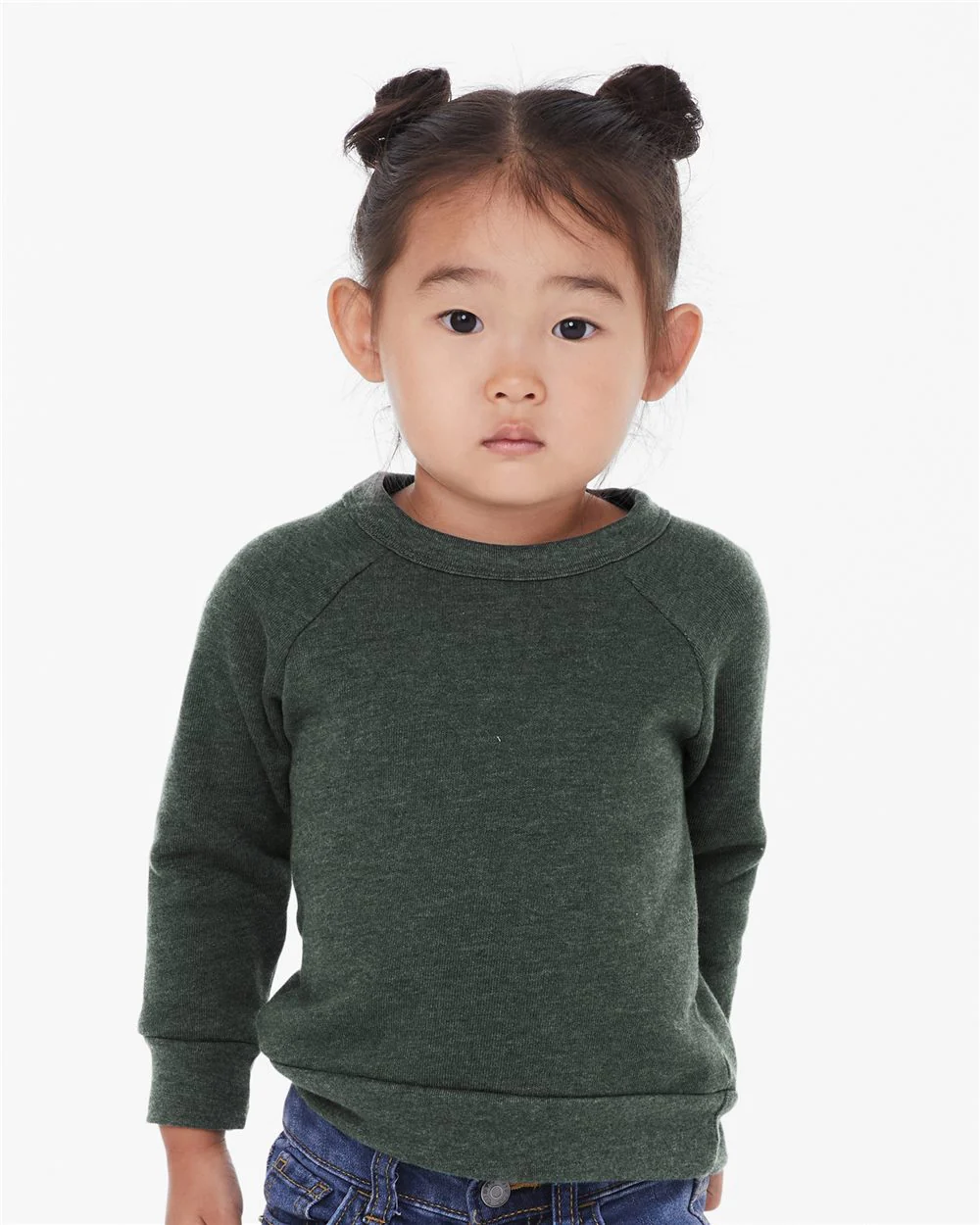 BELLA + CANVAS-3901T-Toddler Sponge Fleece Raglan Sweatshirt - Image 4
