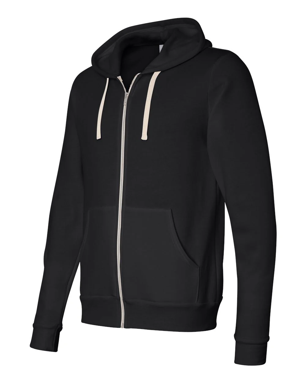 BELLA + CANVAS-3909-Triblend Sponge Fleece Full-Zip Hoodie - Image 10