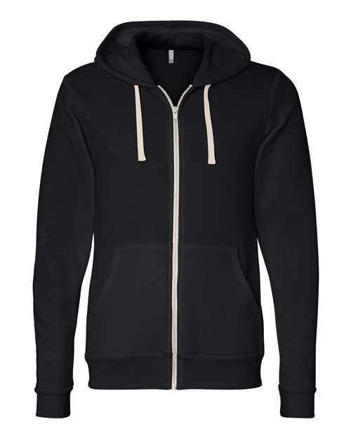 BELLA + CANVAS-3909-Triblend Sponge Fleece Full-Zip Hoodie - Image 13