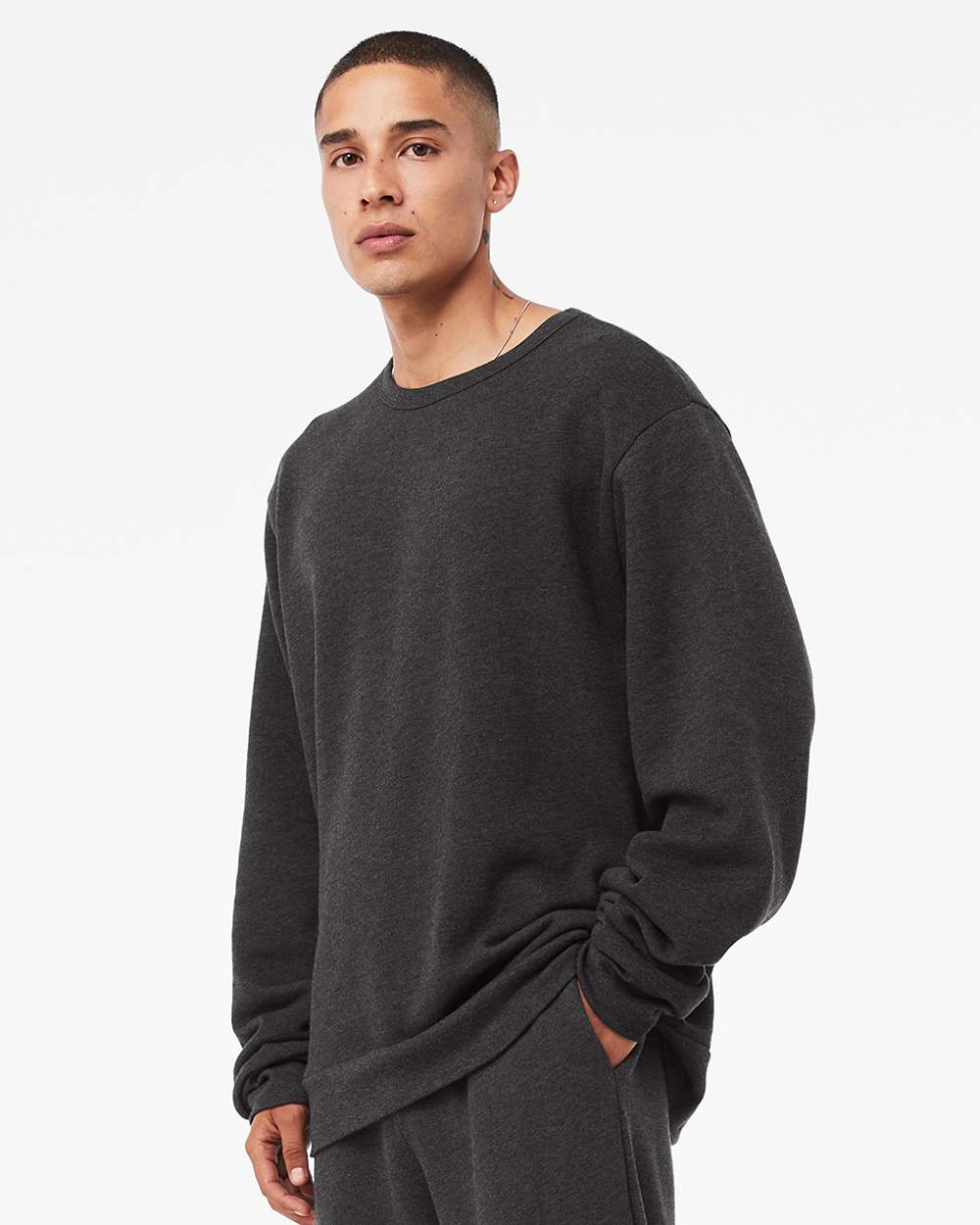BELLA + CANVAS-3911-Sponge Fleece Classic Crewneck Sweatshirt - Image 12