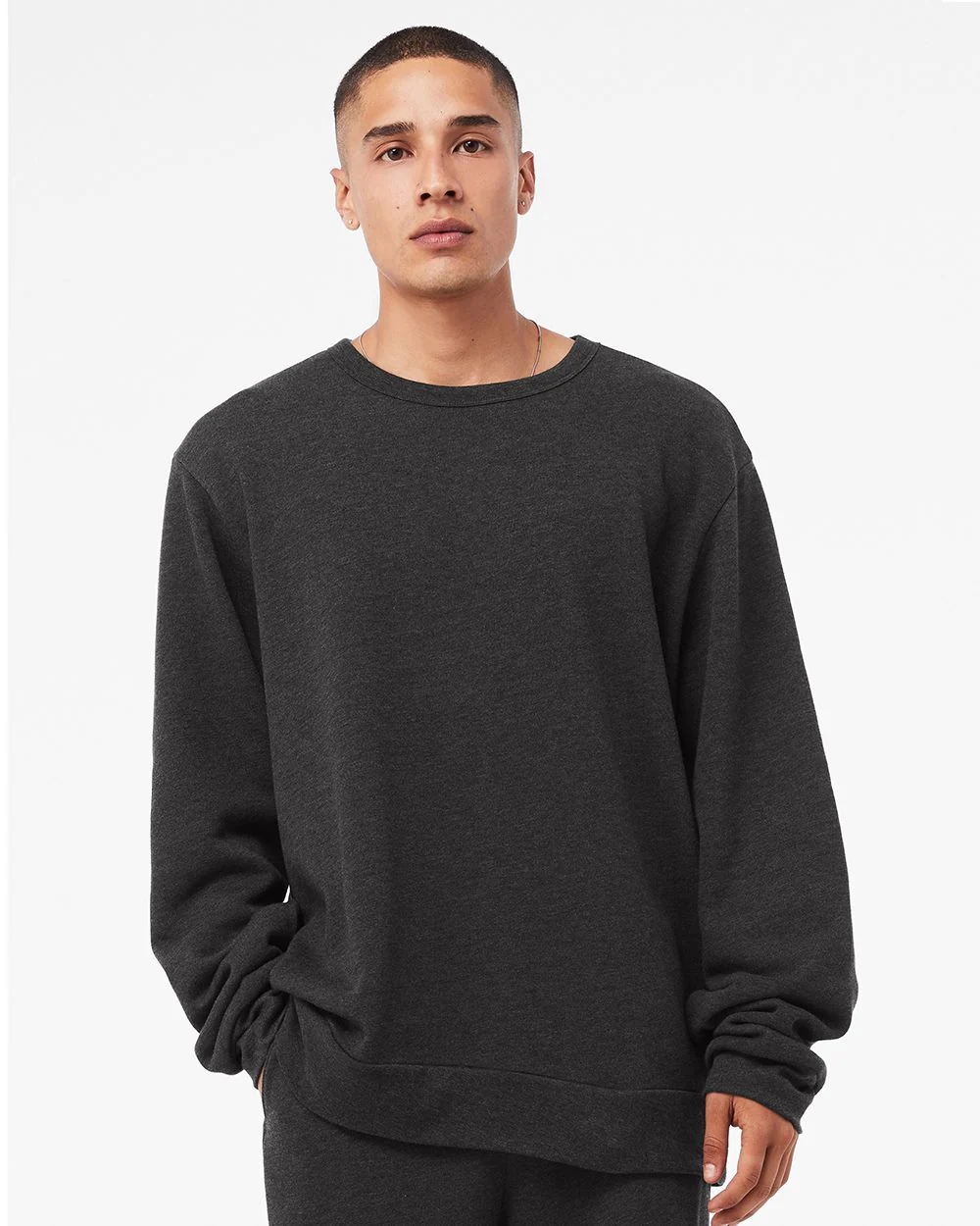BELLA + CANVAS-3911-Sponge Fleece Classic Crewneck Sweatshirt - Image 4