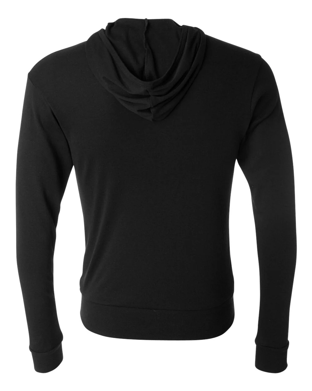 BELLA + CANVAS-3939-Triblend Lightweight Full-Zip Hooded Long Sleeve Tee - Image 15