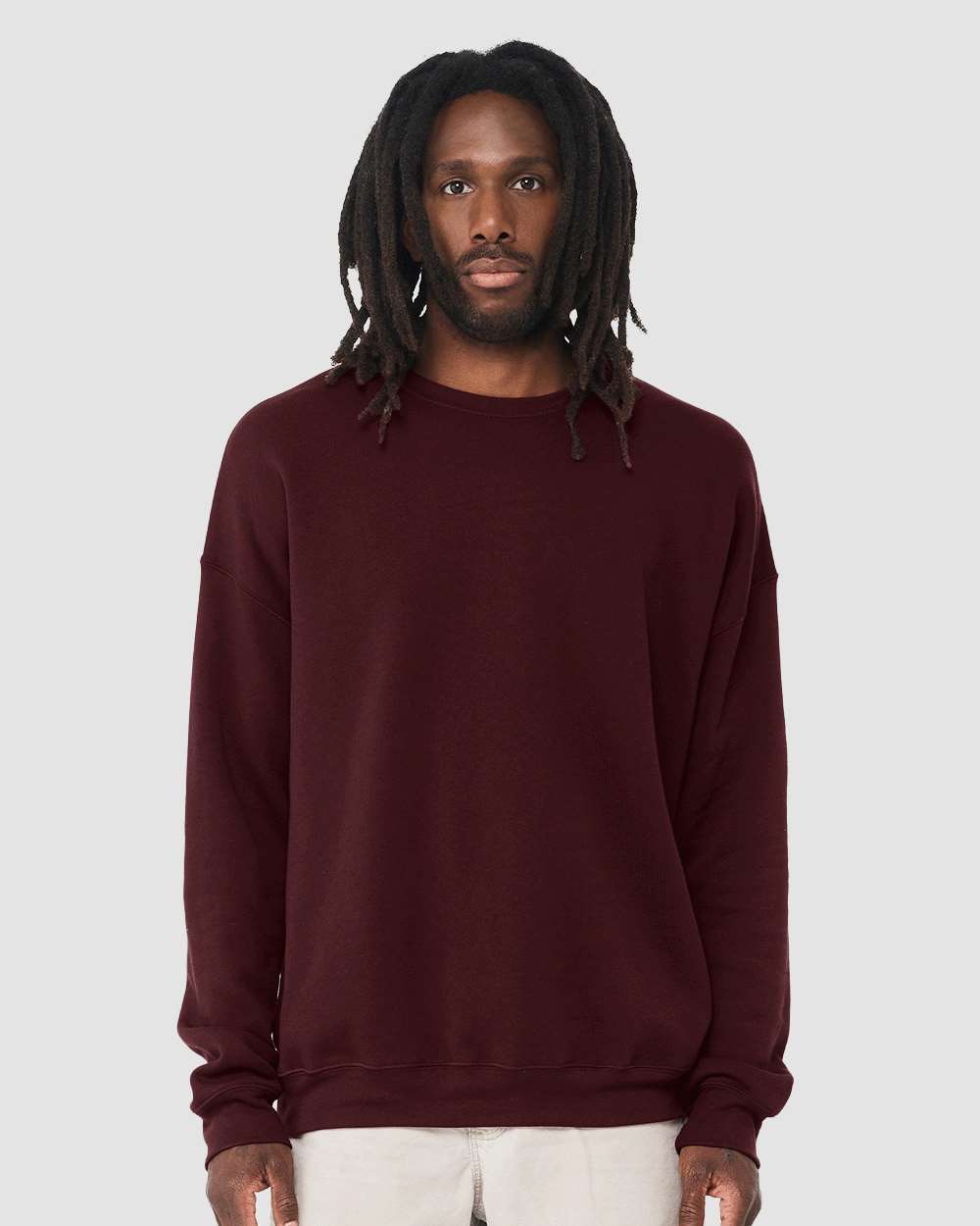 BELLA + CANVAS-3945-Sponge Fleece Drop Shoulder Crewneck Sweatshirt - Image 103