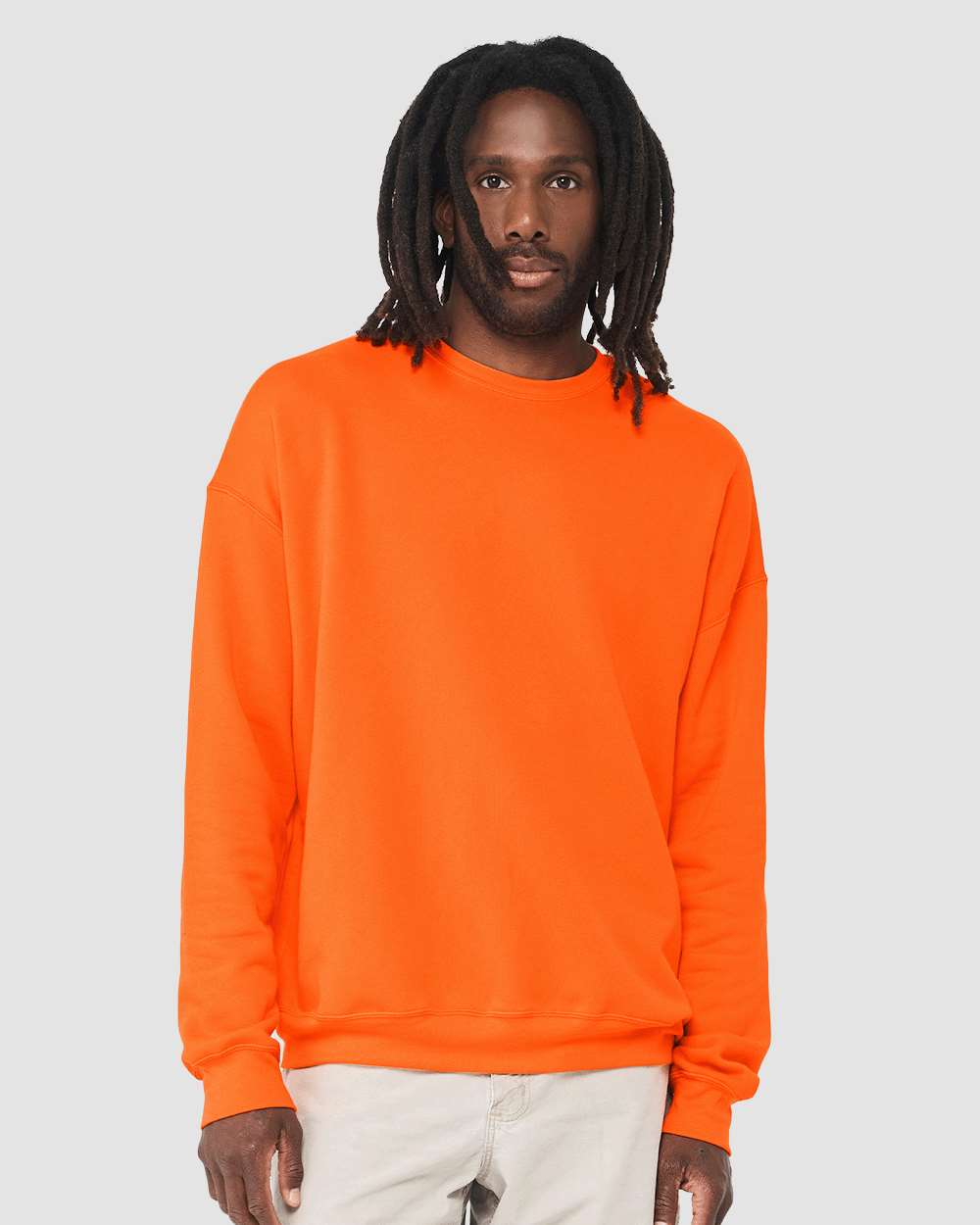BELLA + CANVAS-3945-Sponge Fleece Drop Shoulder Crewneck Sweatshirt - Image 124