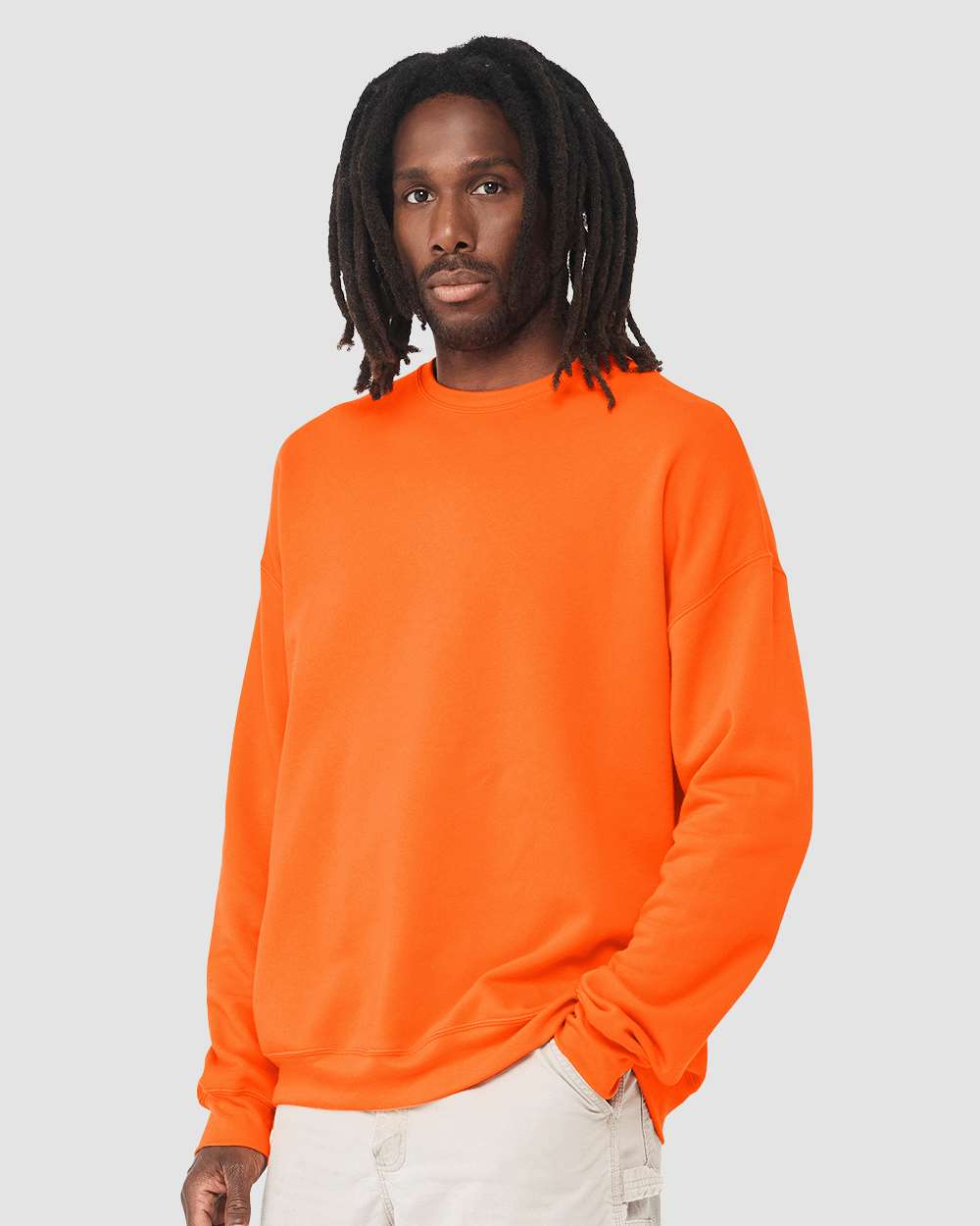 BELLA + CANVAS-3945-Sponge Fleece Drop Shoulder Crewneck Sweatshirt - Image 125