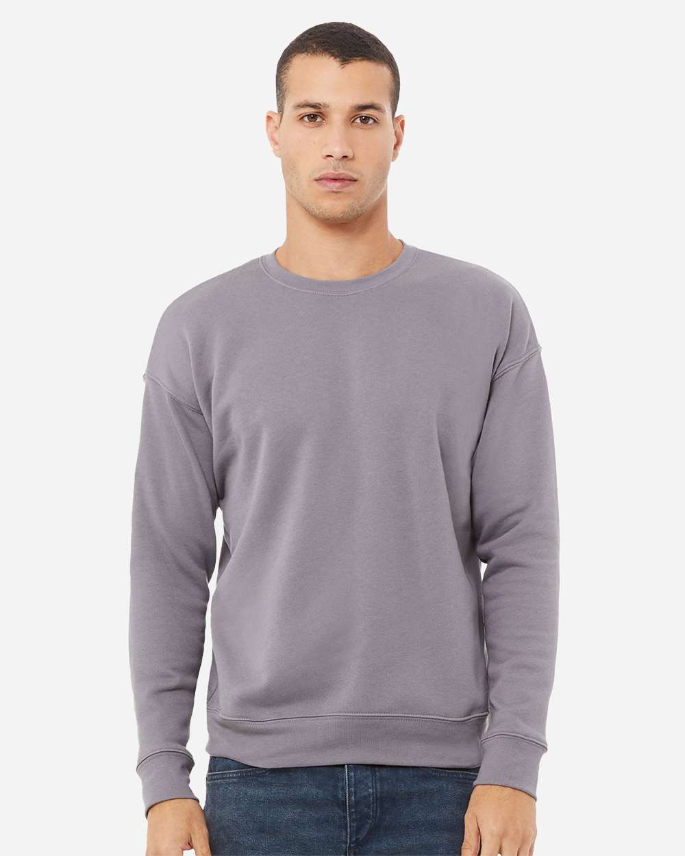 BELLA + CANVAS-3945-Sponge Fleece Drop Shoulder Crewneck Sweatshirt - Image 147