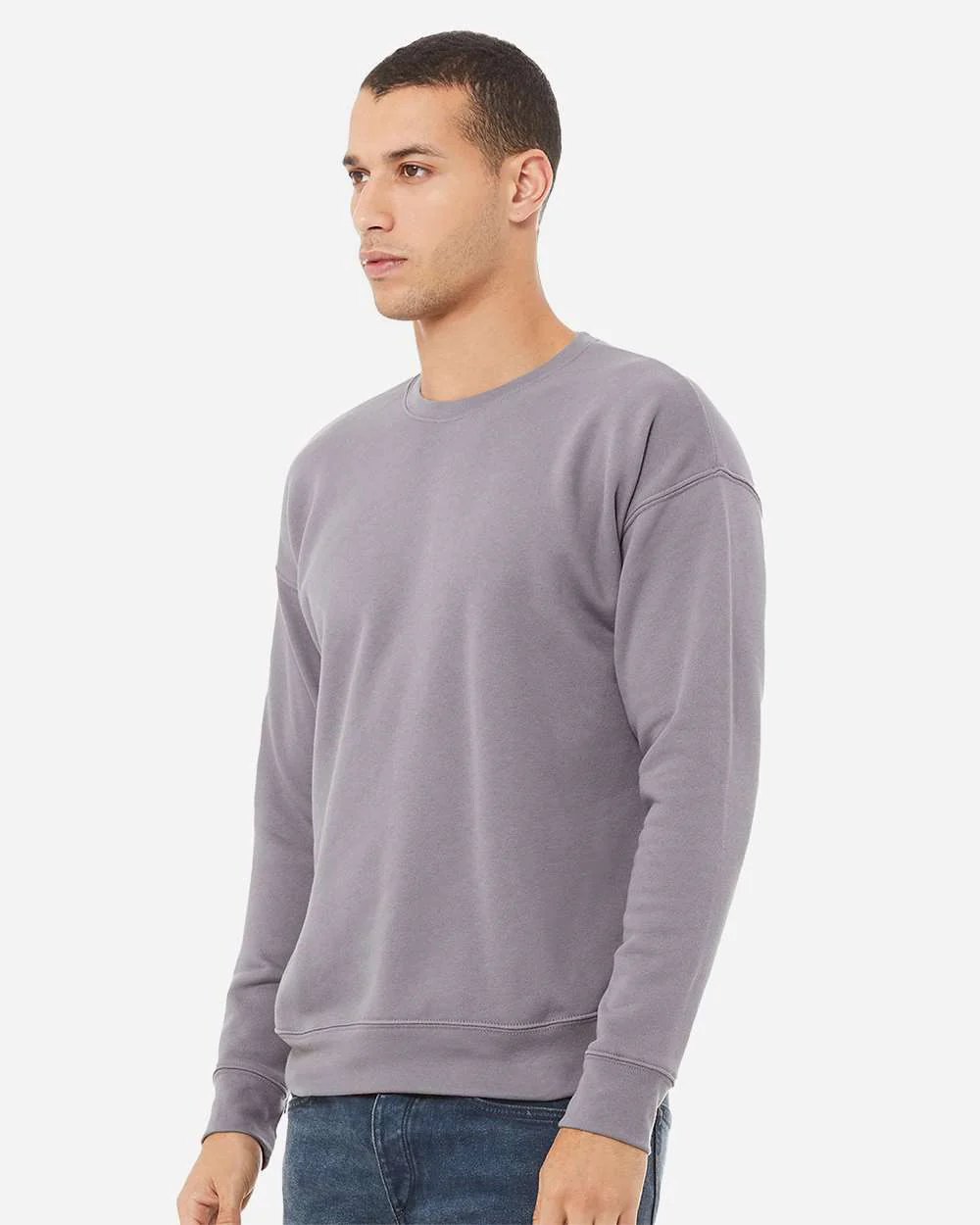 BELLA + CANVAS-3945-Sponge Fleece Drop Shoulder Crewneck Sweatshirt - Image 148