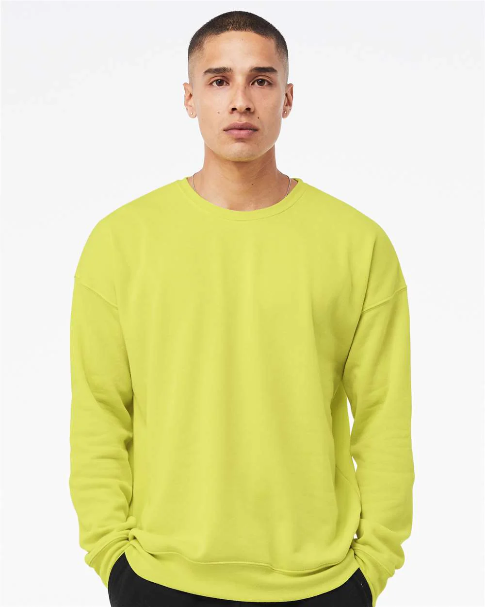 BELLA + CANVAS-3945-Sponge Fleece Drop Shoulder Crewneck Sweatshirt - Image 153