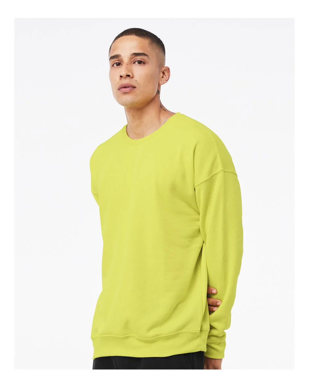 BELLA + CANVAS-3945-Sponge Fleece Drop Shoulder Crewneck Sweatshirt - Image 154