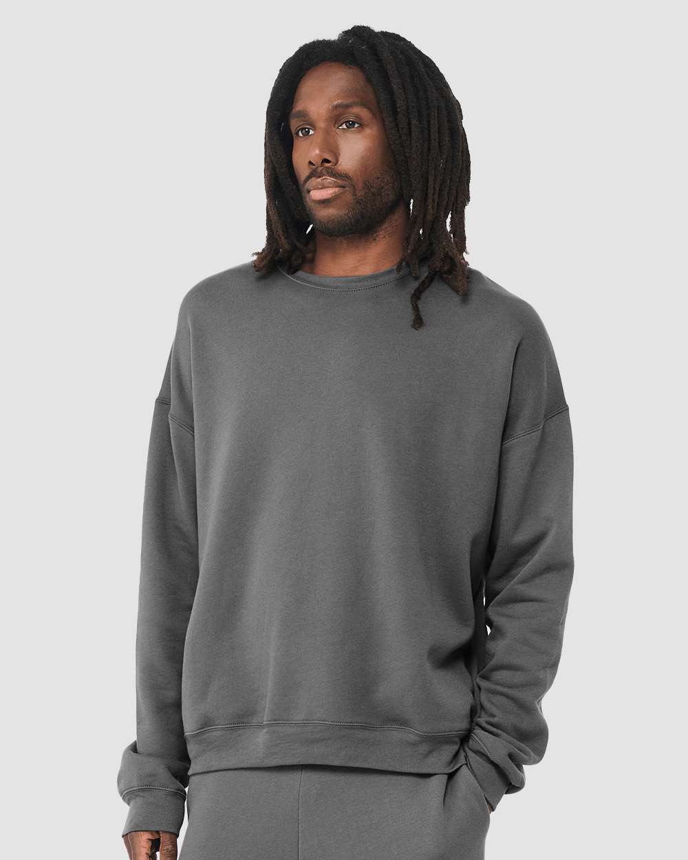 BELLA + CANVAS-3945-Sponge Fleece Drop Shoulder Crewneck Sweatshirt - Image 5