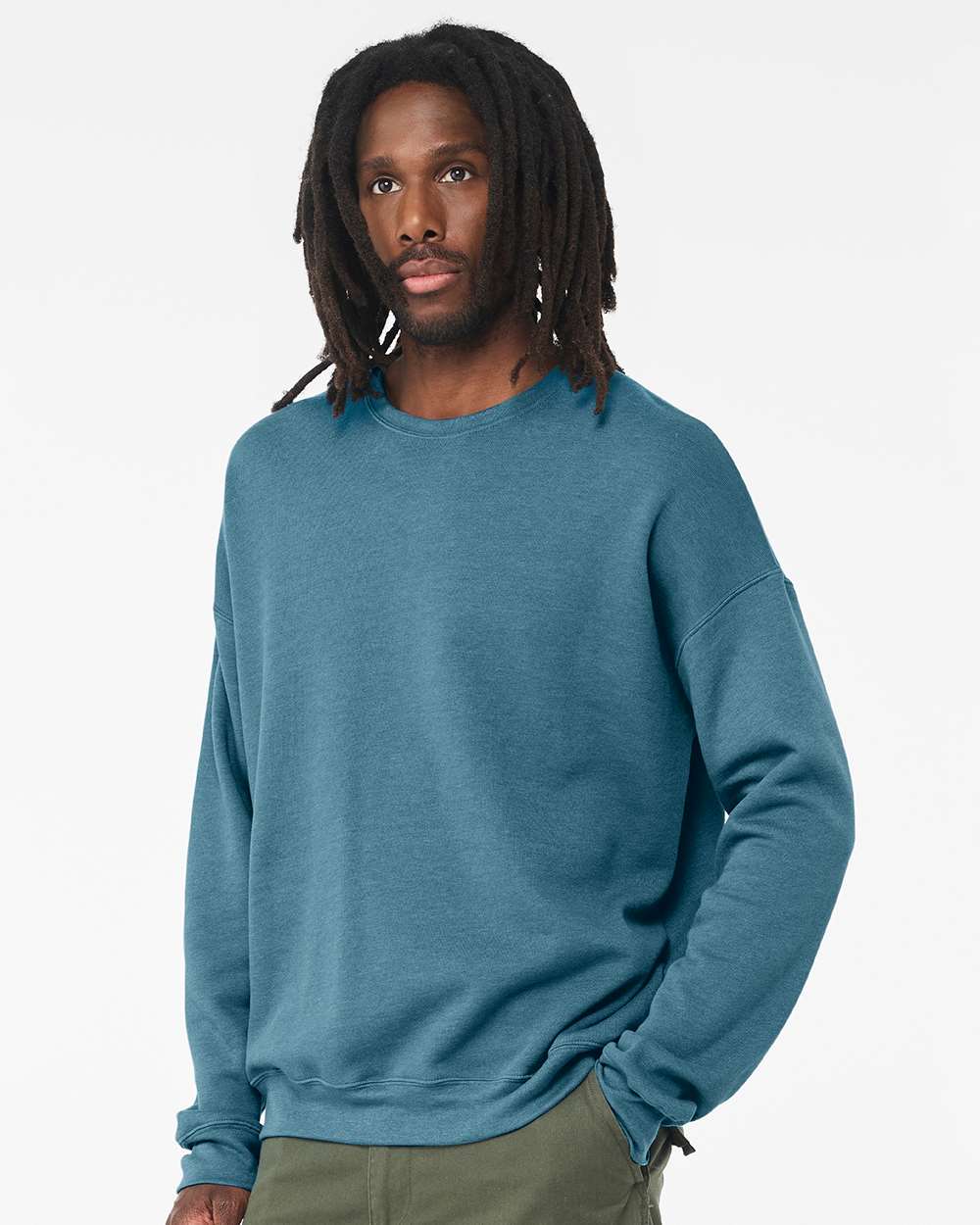 BELLA + CANVAS-3945-Sponge Fleece Drop Shoulder Crewneck Sweatshirt - Image 60