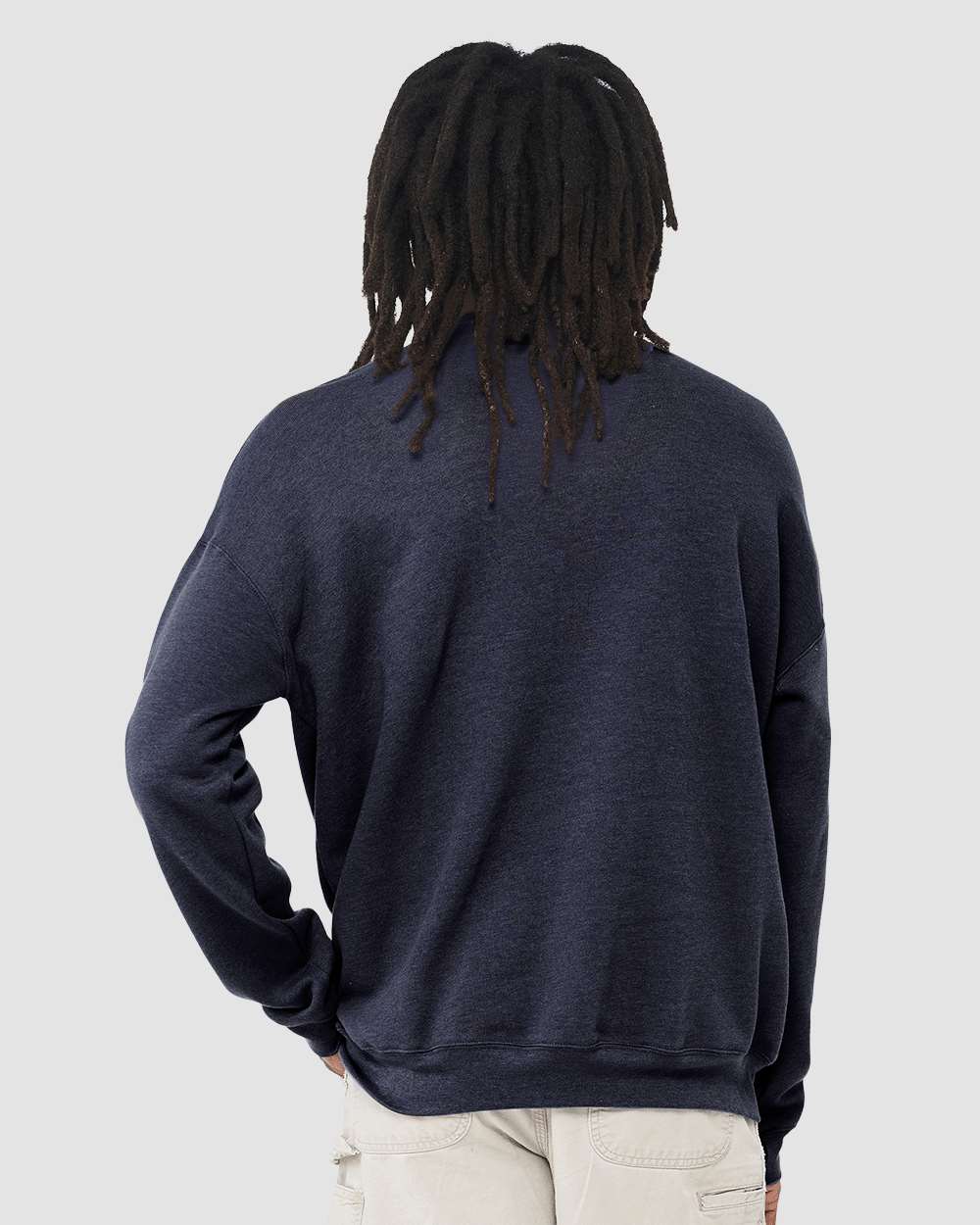 BELLA + CANVAS-3945-Sponge Fleece Drop Shoulder Crewneck Sweatshirt - Image 78