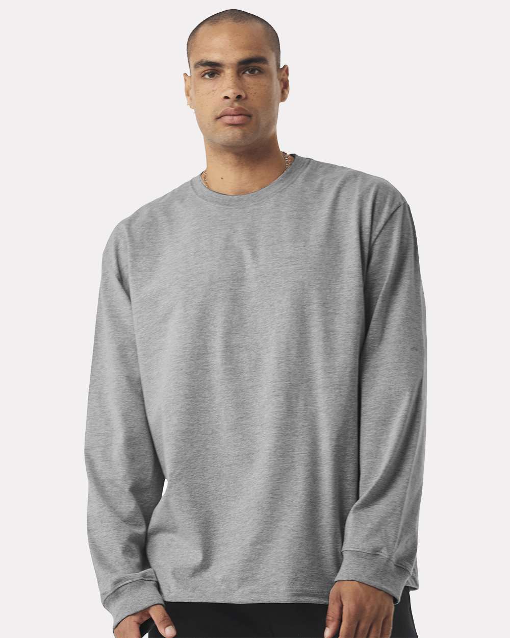 BELLA + CANVAS-4651-7.5 oz Heavyweight Long Sleeve Tee - Image 11