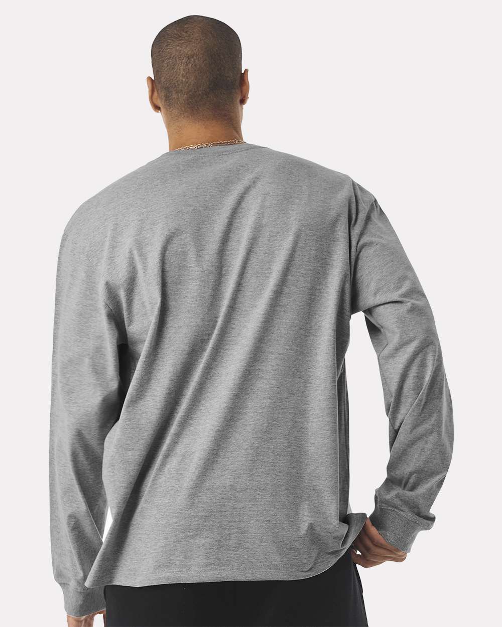 BELLA + CANVAS-4651-7.5 oz Heavyweight Long Sleeve Tee - Image 13