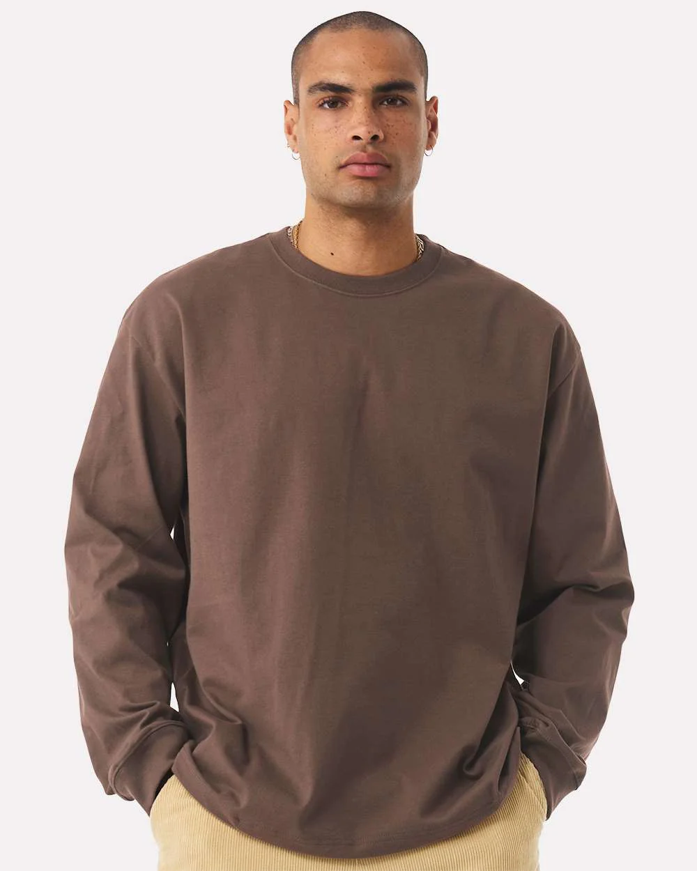 BELLA + CANVAS-4651-7.5 oz Heavyweight Long Sleeve Tee - Image 23