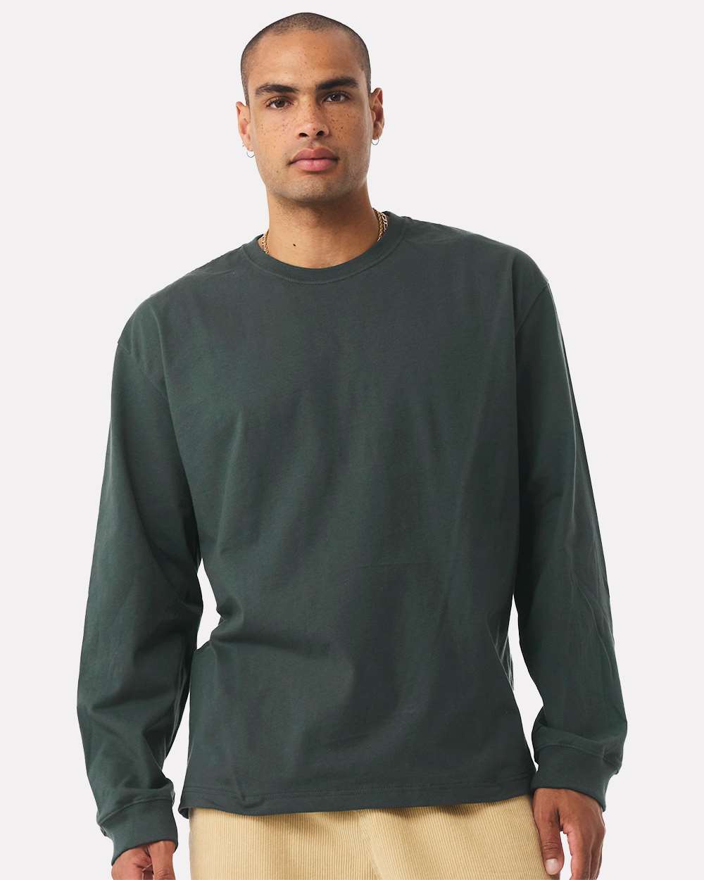 BELLA + CANVAS-4651-7.5 oz Heavyweight Long Sleeve Tee - Image 35