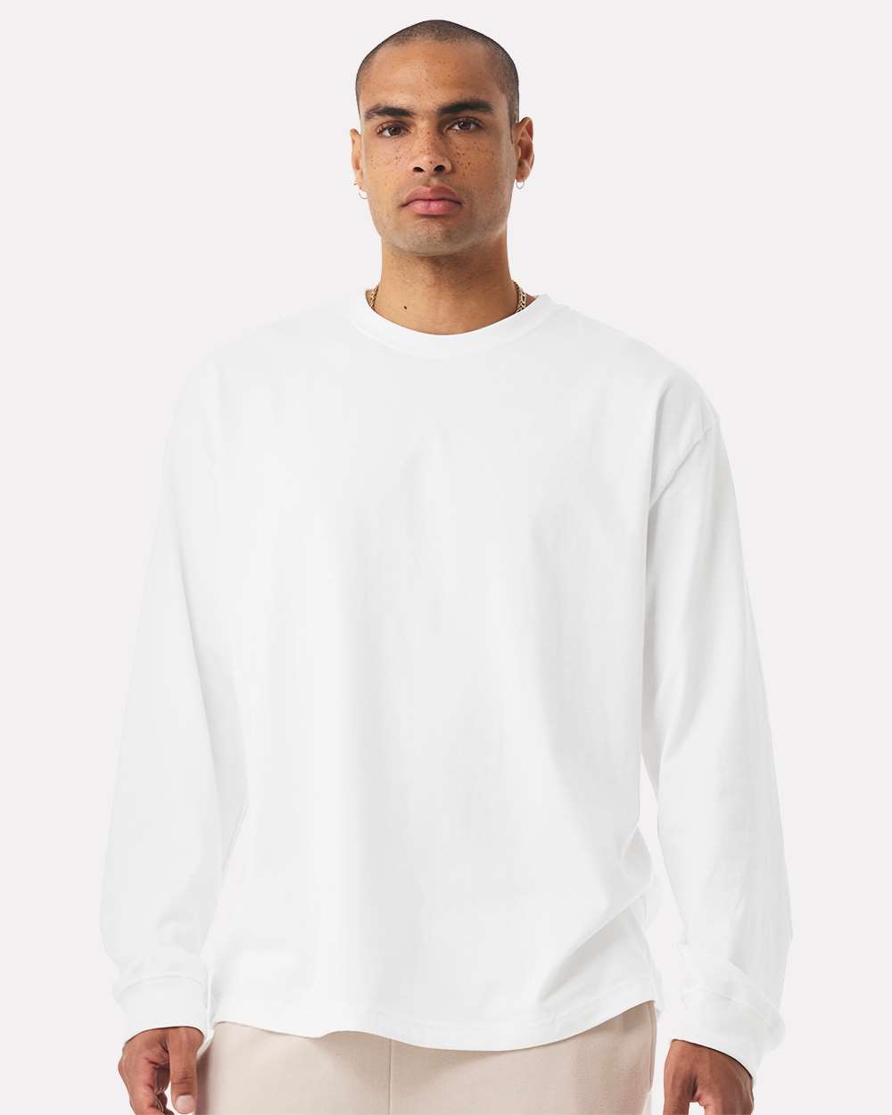 BELLA + CANVAS-4651-7.5 oz Heavyweight Long Sleeve Tee - Image 59