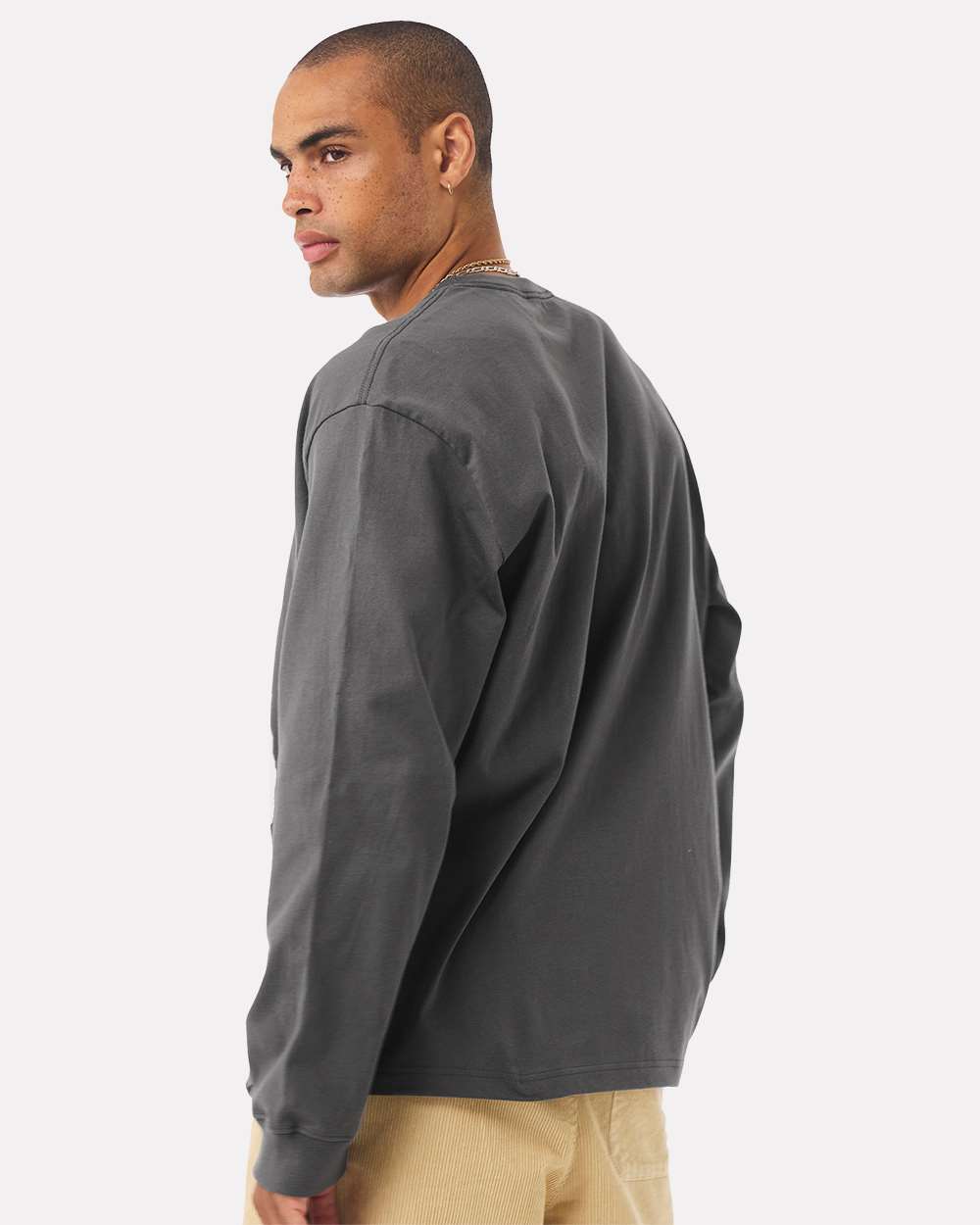 BELLA + CANVAS-4651-7.5 oz Heavyweight Long Sleeve Tee - Image 6