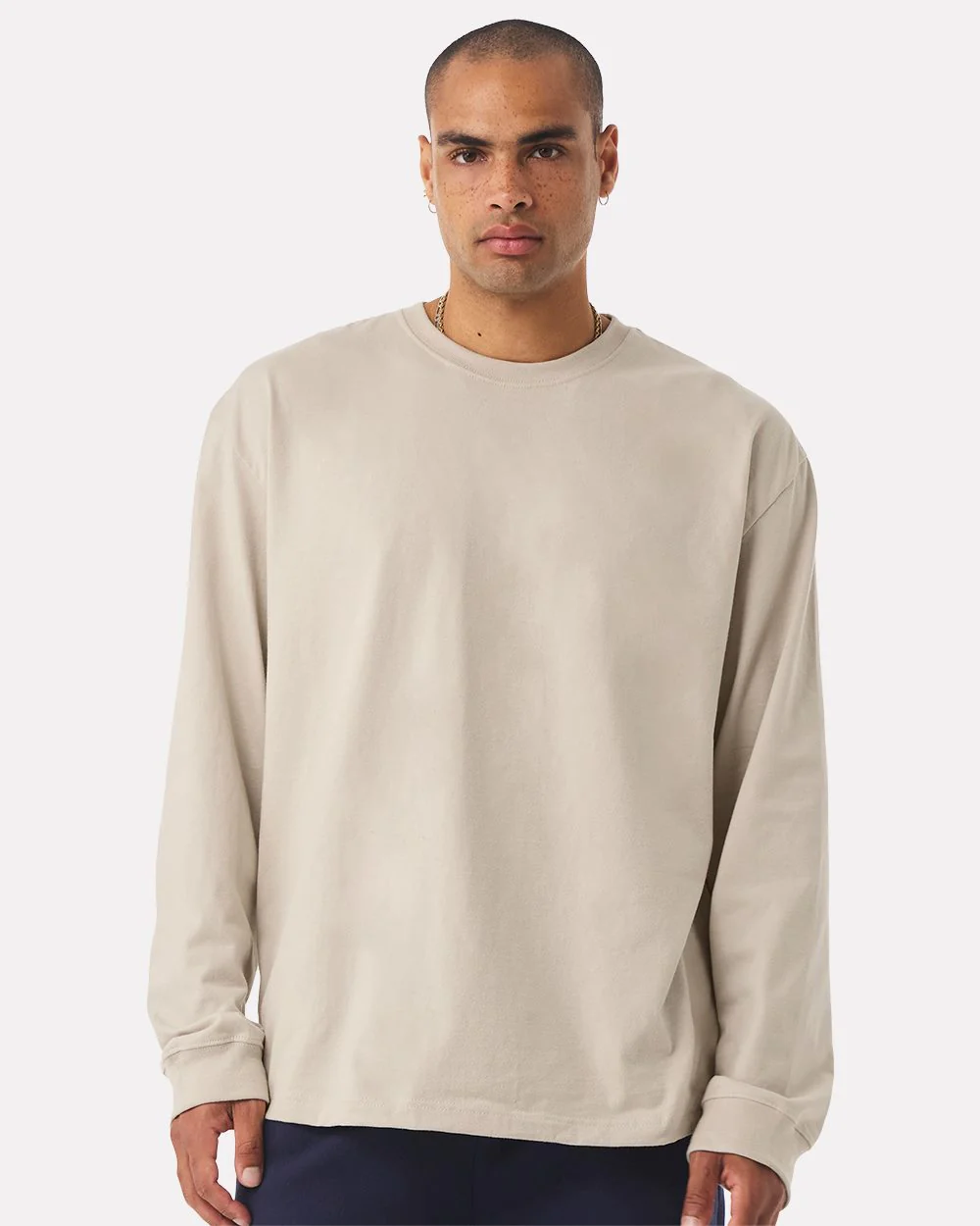 BELLA + CANVAS-4651-7.5 oz Heavyweight Long Sleeve Tee - Image 7