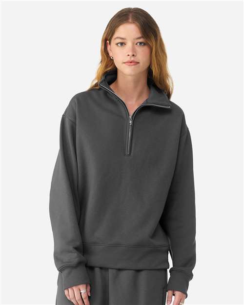 BELLA + CANVAS-4740-Unisex 10 oz Quarter-Zip Pullover Sweatshirt - Image 3
