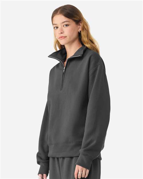 BELLA + CANVAS-4740-Unisex 10 oz Quarter-Zip Pullover Sweatshirt - Image 4