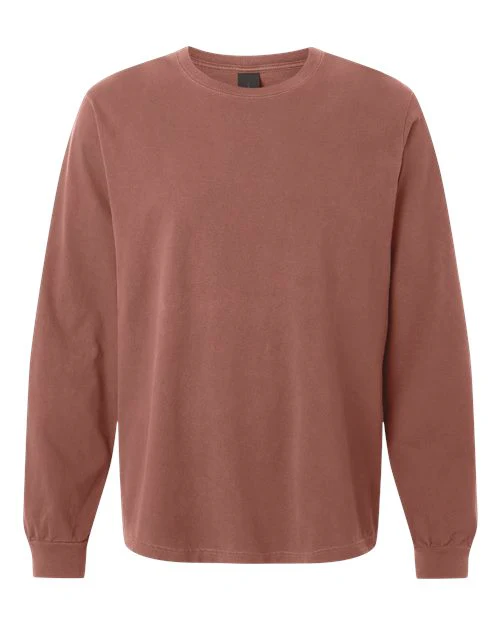 BELLA + CANVAS-4851GD-Unisex Heavyweight Garment-Dyed Long Sleeve Tee - Image 8