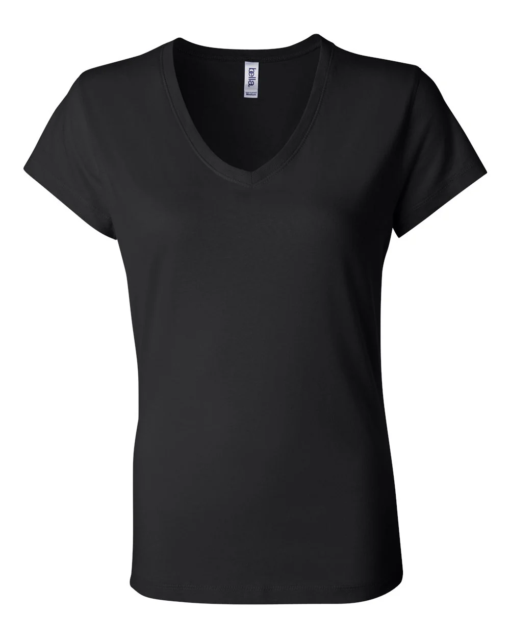 BELLA + CANVAS-6005-Women’s Jersey V-Neck Tee - Image 2